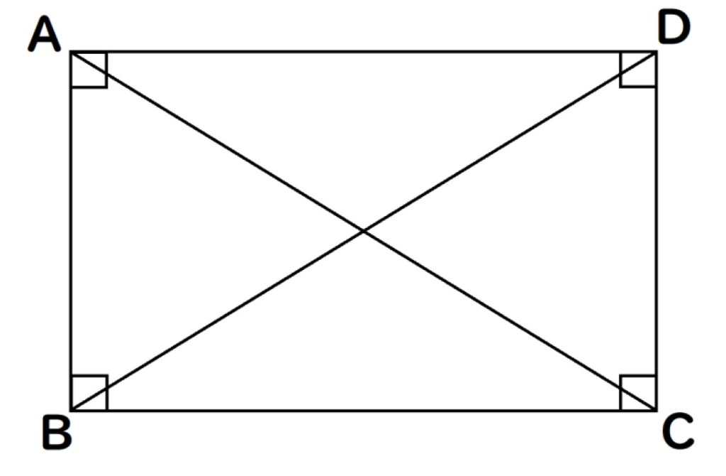 長方形 の 対角線