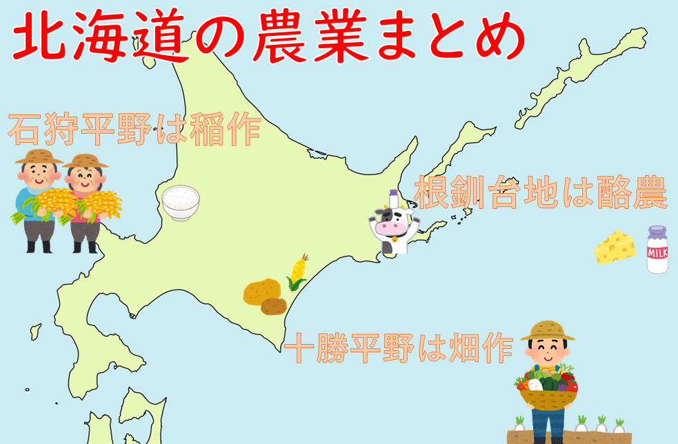 北海道の農業クイズの答えの画像