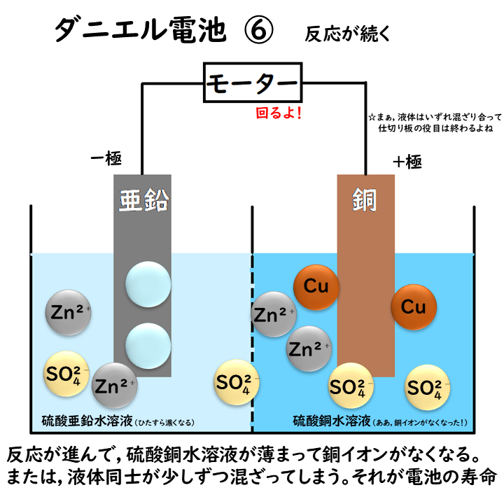 ダニエル電池のしくみ8