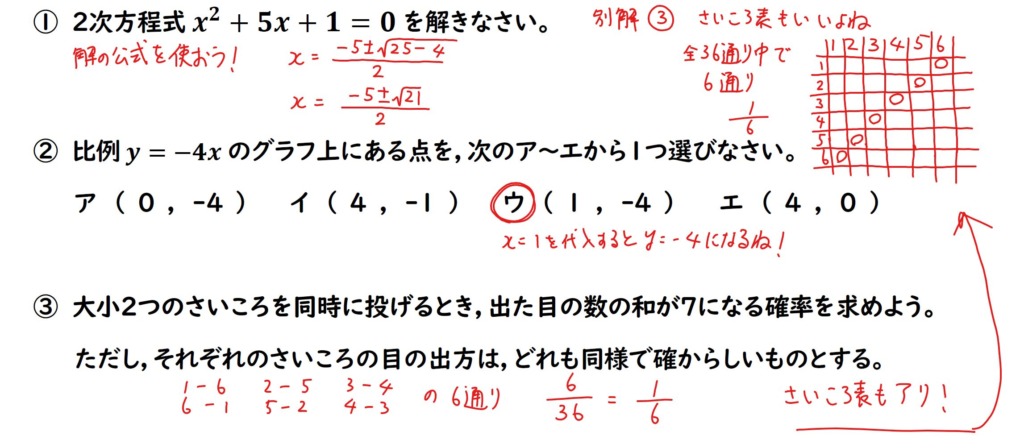 大問2の解説画像