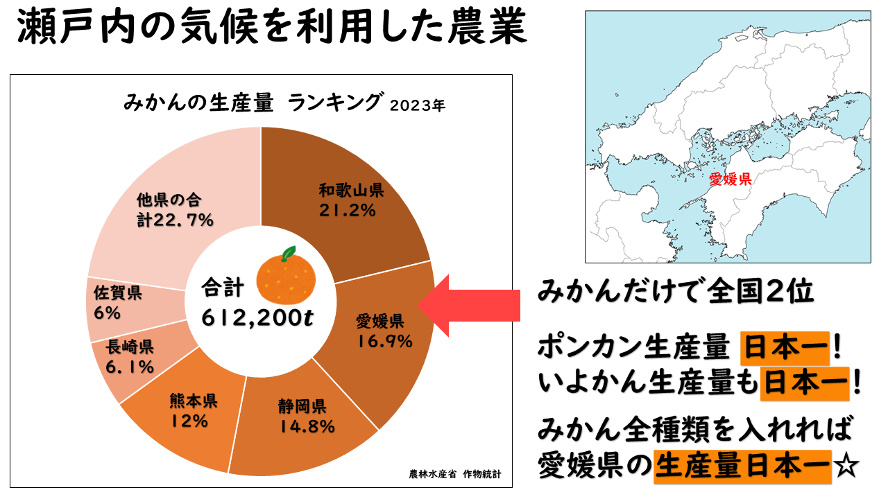 みかんの愛媛県の画像