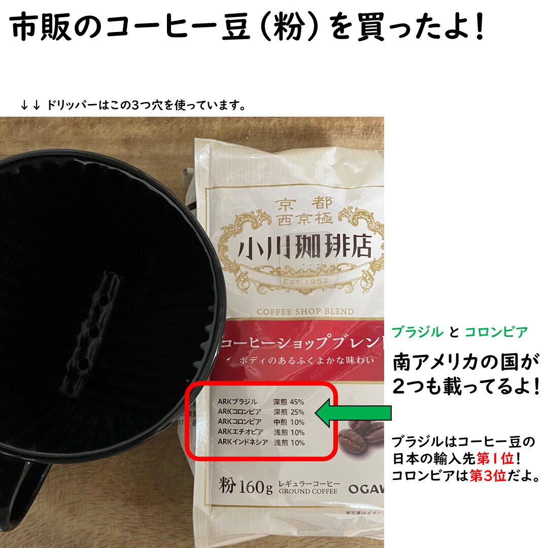 日本で売られているコーヒー豆