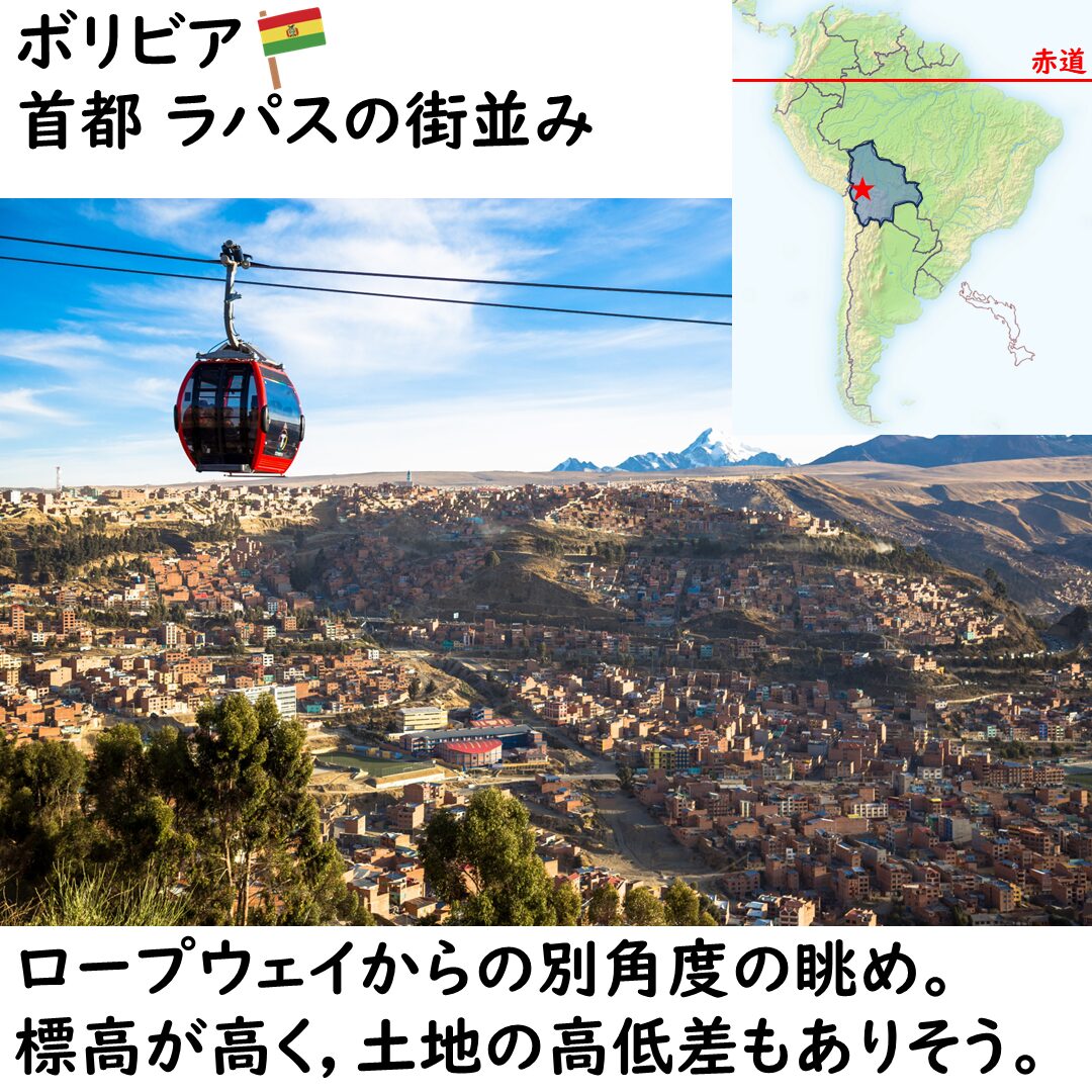 ラパスの街並み２