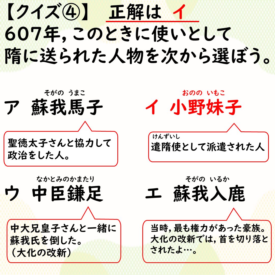 遣隋使に関して