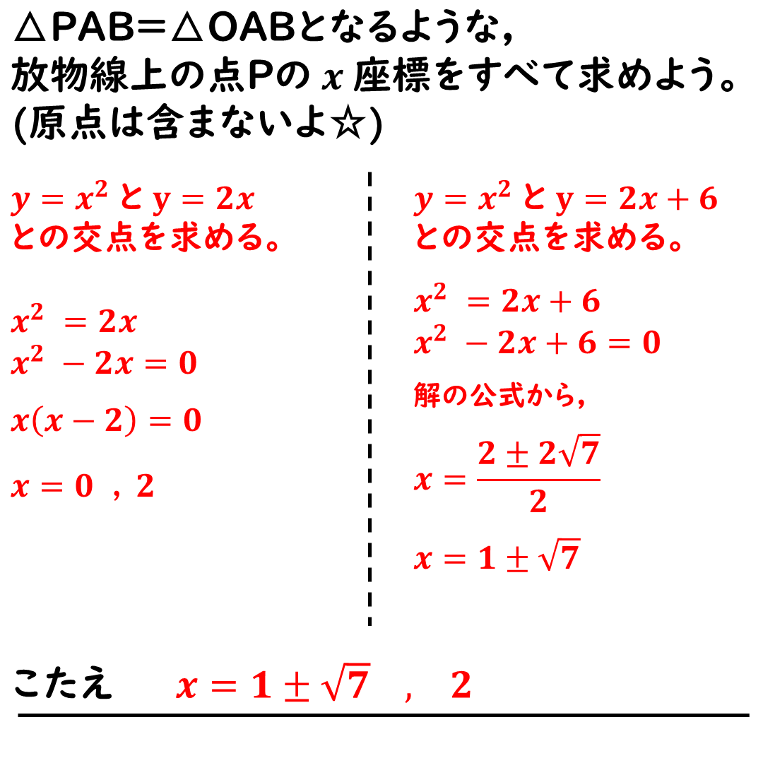 答えの続き